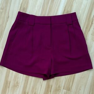 Women's Express Purple Trouser Shorts